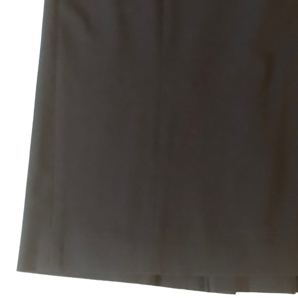 Loft Chocolate Brown Pleated Back Stretch Skirt - Picture 4 of 13